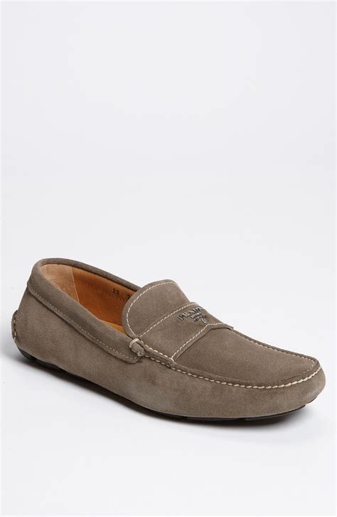 prada men's suede car shoes|Prada heels price.